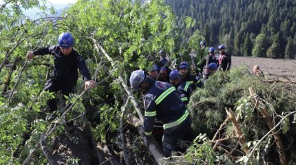 15 человек погибли в результате оползня в Грузии