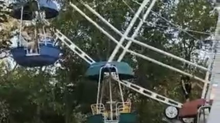Люди застряли в кабинках колеса обозрения из-за аварии на электросетях Караганды