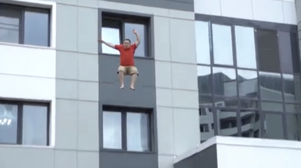 «Пожар» тушили в высотке Усть-Каменогорска (ВИДЕО)