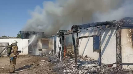 Павлодар облысында жер үй өртеніп, 2 жасар қыз көз жұмды