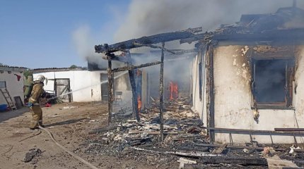 Двухлетний ребенок погиб при пожаре в Павлодарской области