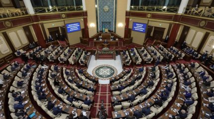 Началось Послание Главы государства