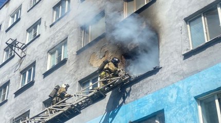 Өскеменде өртенген тұрғын үйден 34 адам эвакуацияланды