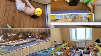 "Тексеріс керек": Ақтаудағы балабақшада балалар еденде ұйықтаған