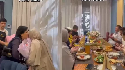 "Бөлек сезім екен": Ұлын үйлендіргелі жатқан Абай Бегей құдаларымен "тәтті шайда" бас қосты