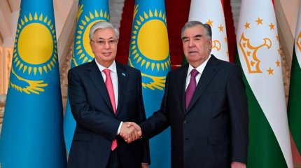 Қазақстан мен Тәжікстан басшылары келіссөз жүргізді