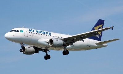 Самолет Air Astana, вылетевший из Алматы в Ташкент, развернулся назад