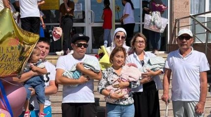 Третья тройня родилась в Актау