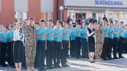 Военная школа "Сармат" открылась в Атырау