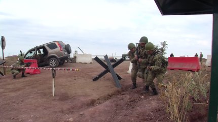 Военнообязанные прошли учебные сборы в столице