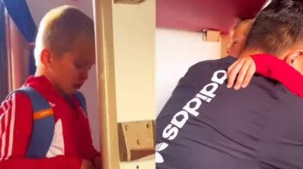 "Мен барда жылама". Бапкер мен баланың әрекеті желідегілерді елжіретті