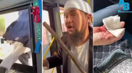 Ақтөбеде ер адам автобуста жолаушыны ұрып, терезеден қашып кеткен