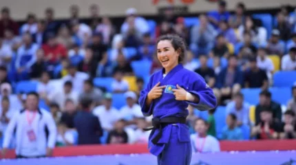 Қазақстандық дзюдошы Әбиба Әбужақынова Азиа ойындарының финалына жолдама алды