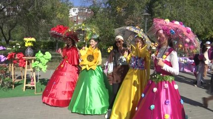 Ақтөбеде гүлдер фестивалі өтті