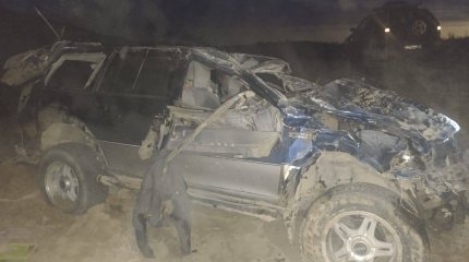 Внедорожник опрокинулся в Жетысу: один человек погиб