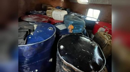 Жамбыл облысында зауыттан 10 тоннадан астам дизель отынын ұрлаған қылмыстық топ ұсталды