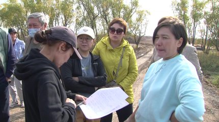 Астанчане требуют перенести строительство канализационных очистных сооружений от их домов