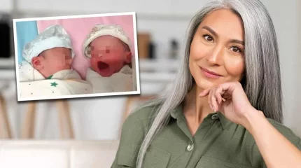 59 жастағы зейнеткер өзін жалғыз сезінбес үшін егіз қыз босанған