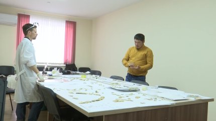 Ақтөбеде ғұн дәуірі жәдігерлерін қалпына келтіру жұмыстары жүріп жатыр
