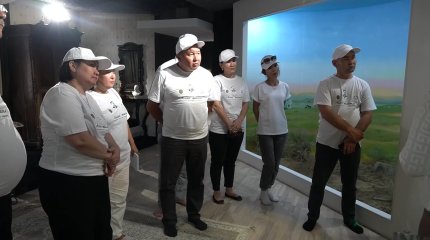 Экспедиция мүшелері Ахмет Байтұрсынұлының туған жеріне сапар шекті