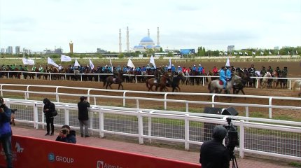 Ұлттық спорт түрлерінен VI фестивальдің ашылу салтанаты өтті