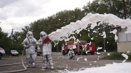 Автозаправку подожгли в Усть-Каменогорске