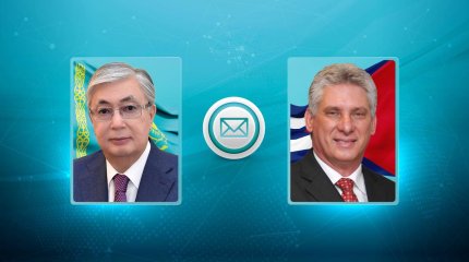 Токаев направил телеграмму поздравления Президенту Кубы