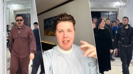 «Димаштың өзі олай жүрмейді». Танымал блогер тойға барғанда оққағармен жүретін Бадықованы сынап тастады