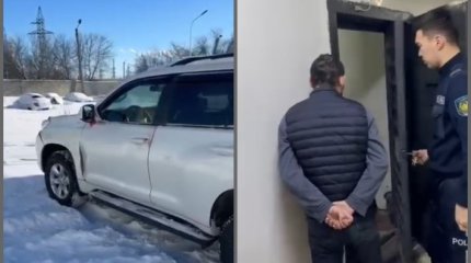 Житель Хромтау угнал дорогой автомобиль, но сразу попал в ДТП