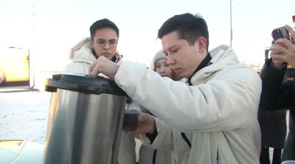 "Пойдемте пить чай!": партия «AMANAT» поддерживает  работников коммунальных служб