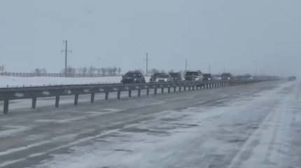 Еще одну дорогу готовятся закрыть из-за непогоды в Центральном Казахстане