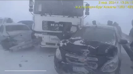 Қарағанды облысында жолда 7 автокөлік соқтығысты