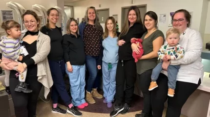 Перзентхананың 14 медбикесі бір уақытта жүкті болған