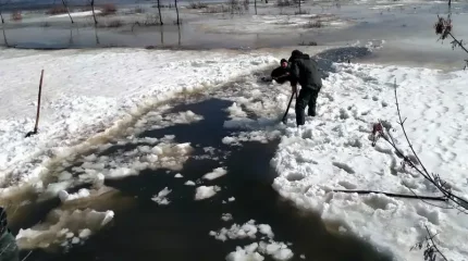 Дариядағы мұз жарылып, жасөспірім суға құлап кетті