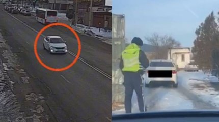 111 рет жол ережесін бұзған жүргізуші ұсталды