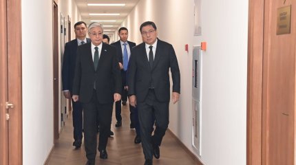 Восстановленное после Кантара здание акимата показали Токаеву