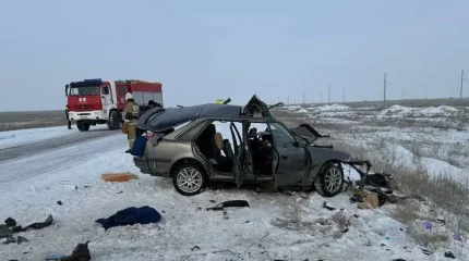 Жетісуда облысында жантүршігерлік жол апатынан үш адам қаза тапты