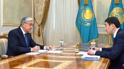 Мемлекет басшысы «ҚазМұнайГаз» ҰК» АҚ басқарма төрағасы Мағзұм Мырзағалиевті қабылдады