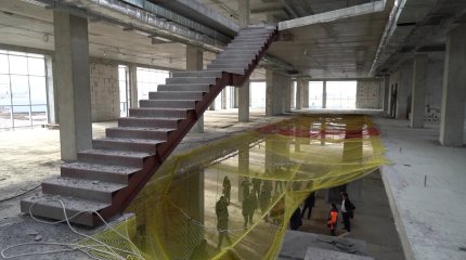 Шымкентте 500 орындық оқушылар сарайының құрылысы тоқтап тұр