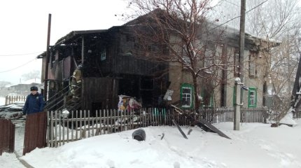 Пожар в Щучинске унёс две жизни