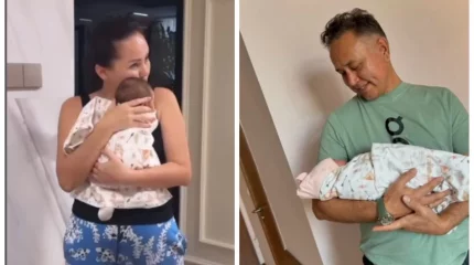 "Бесіншісі – филиппиндік": Баян Мақсатқызы екі қызына төрт бала күтушісін жалдағанын жасырмады