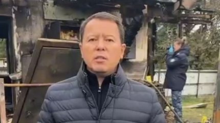 Поджог дома убитого в Талгаре: на место приехал замглавы МВД