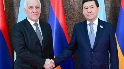 Ерлан Кошанов встретился с Ваагном Хачатуряном