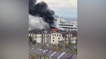 Алматыда көпқабатты үйлердің бірінен өрт шықты