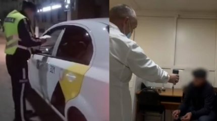 Пьяного таксиста задержали в Караганде