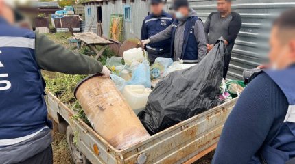 Лабораторию по производству синтетических наркотиков ликвидировали в Акмолинской области