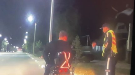 Пьяного именинника на скутере отправили за решетку в Костанае