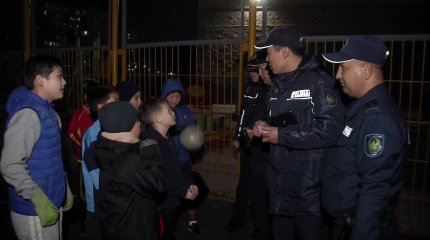 Полицейлер күшейтілген режимге көшті