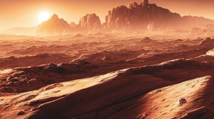 Напоминающий голову человека камень найден на Марсе