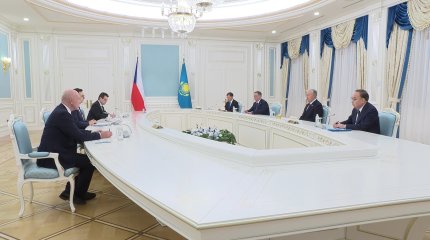 Мемлекет басшысы Чехияның Сыртқы істер министрі Ян Липавскийді қабылдады
